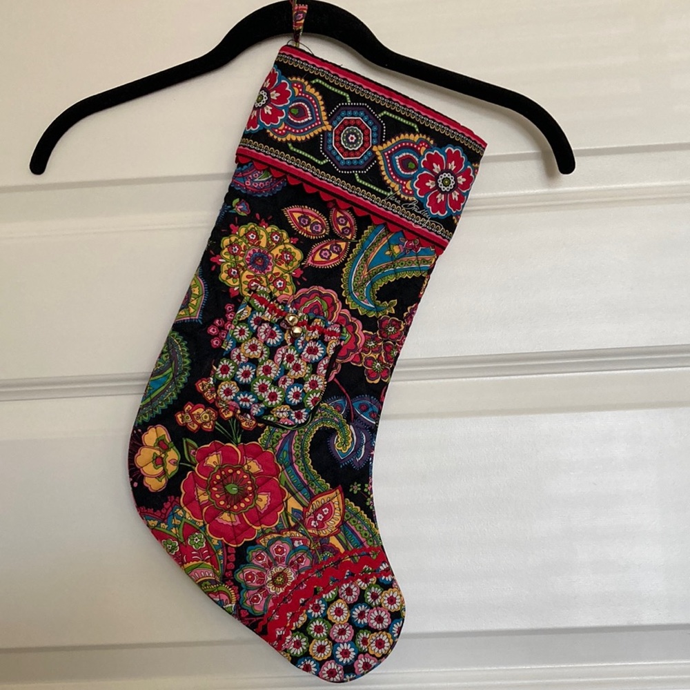 Brand New Vera Bradley “Symphony In Hue” Christmas Stocking - Picture 1 of 3